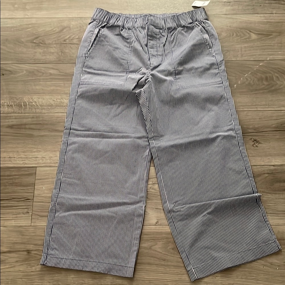 Old Navy Blue and White Wide Leg Pants
